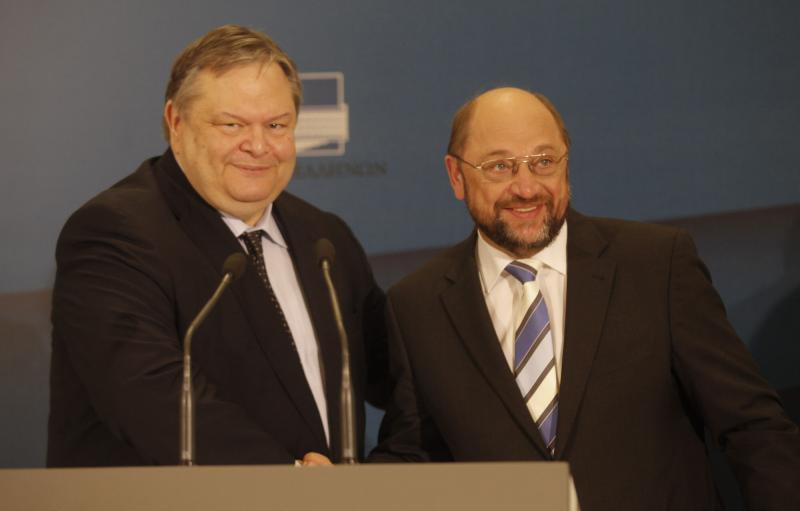 Δηλώσεις Martin Schulz & Ευάγγελου Βενιζέλου μετά την συνάντηση τους