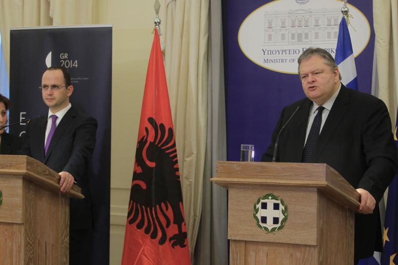 Joint statements of Deputy Prime Minister and Foreign Minister Venizelos and Albanian Foreign Minister Ditmir Bushati